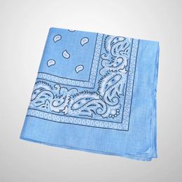 Bandanas Hair Scarf Bandband Polyester Polyester Bandbands for Men Square Hankerchief