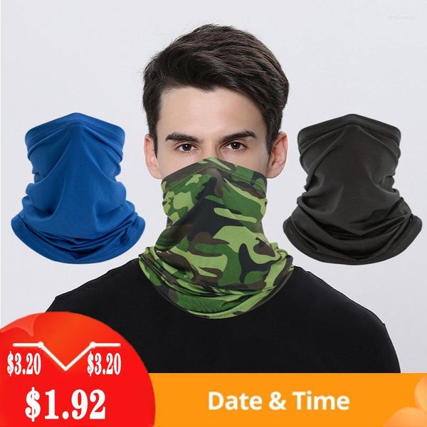 Pañuelos cabeza cara cuello sombrilla bicicleta diademas Collar polaina tubo Bandana bufanda deportes sombreros pesca al aire libre moda hombres mujeres