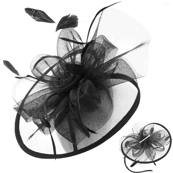 Bandanas tête fleur chapeau mariage diadème femmes fleurs mariée coiffure maille fascinateur mariée Miss bandeau