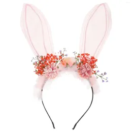 Bandanas hoofdband oren oorcosplay paas slinger kit harige haarbands bloemen kostuum accessoires verstelbare hoofdtooi