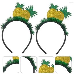 Bandanas Hoofdband Hawaiiaans Haar Panas Hoop Fruit Headwar Party Party Headpiece Headpiece Summer Patricks Day Festival Kids Hairband
