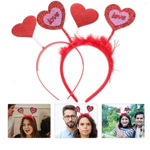 Bandanas diadema corazón San Valentín Bopper Po pelo Cupido suministros para la cabeza amor diademas mujeres Prop día San Valentín tocados