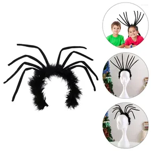 Bandana's Hoofdband Spider Cosplay Hoofddeksel Feesthoofd Pluche Benen Festival Stuk Ghost Haircostume Bug Grappig Zwart