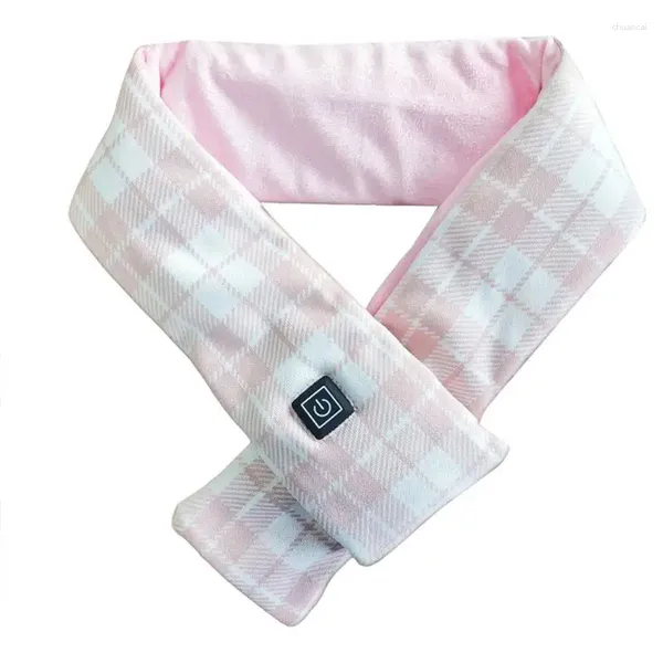 Bandanas Calefacción Bufanda Almohadilla para el cuello Calentador calentado recargable con 3 niveles para mujeres y hombres al aire libre