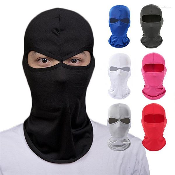 Pañuelos IceSilk protector solar cabeza cubierta a prueba de viento máscara de montar al aire libre pesca aire suave protección facial Gini esquí Bandana ejército pasamontañas