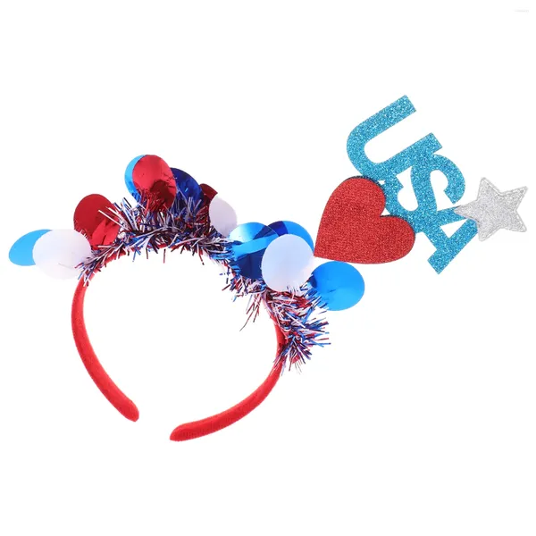 Bandanas Independence Day Bandband Coiffure National Headwear Bandons pour décorations de fête Accessoires Decorative Plastic Cosplay Supplies
