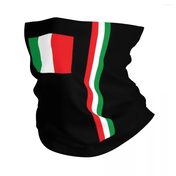 Bandanas drapeau italien, cache-cou pour hommes et femmes, écharpe de randonnée, de Ski d'hiver, guêtre, couverture faciale de la fierté italienne