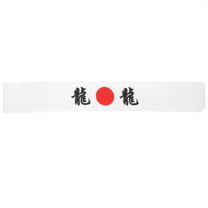 Bandanas Japanse haarband Black Ties Men Portable Head Chef Accessoire Supply zakdoek herbruikbare hoofdband katoen karate man