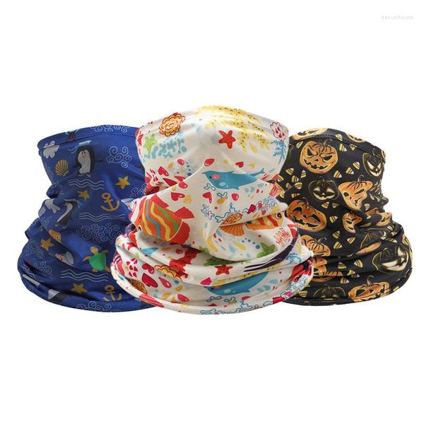 Bandanas pour enfants, Protection UV, guêtre de cou, enveloppement de cheveux, pêche, cyclisme, randonnée, écharpe multiple, Protection solaire, pour garçons et filles, couverture faciale tubulaire