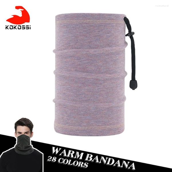 Bandanas Kokossi Winter Warmth Bandana Bandana a prueba de viento al aire libre Senderismo Cycling Twulbing Mask Mujeres Hombres Termales Soft Sfuff