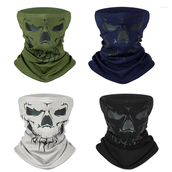 Bandanas léger, foulard multifonctionnel pour moto, couvre-chef plus chaud, Tube de cou extensible, masque anti-poussière et vent