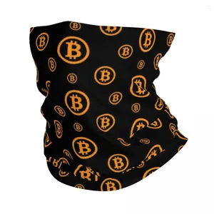 Bandanas avec Logo, cache-cou pour femmes et hommes, écharpe Tube de Ski d'hiver, guêtre BTC crypto-monnaie Blockchain, couverture faciale