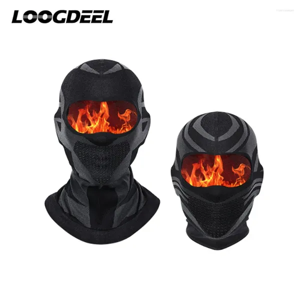 Bandanas LOOGDEEL hiver hommes femmes cyclisme cagoule en plein air coupe-vent chaleur masque facial cou protection escalade ski randonnée casque