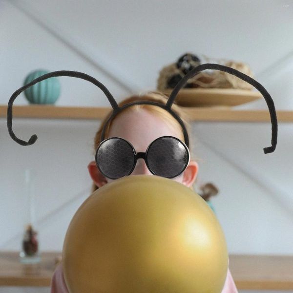Bandanas maquillage bandeaux insecte robe de soirée Cosplay lunettes Costume couvre-chef abeille cheveux enfant