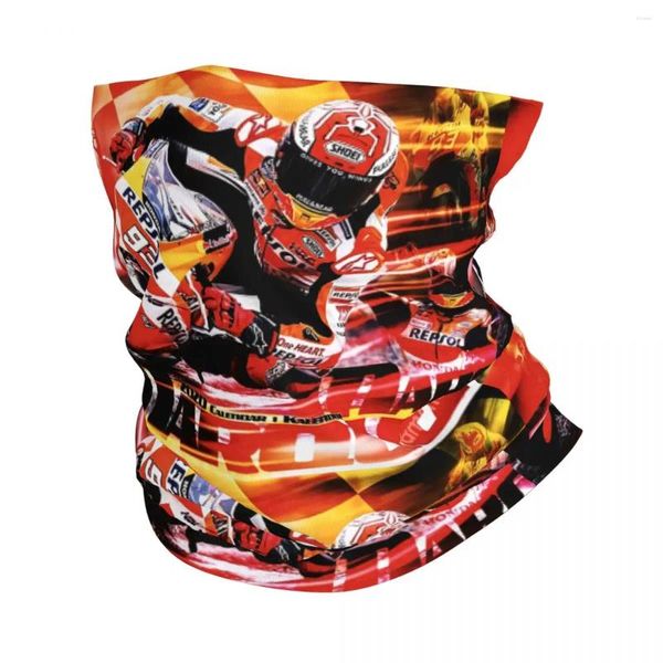 Bandanas Marquezs Bandana cou guêtre Protection UV visage écharpe couverture hommes femmes moto course chapeaux Tube cagoule