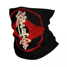 Bandanas masutatsu oyama kyokushin bandana cou gaiter face écharpe couverture de couverture des hommes karaté