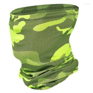 Bandanas mannen en vrouwen rijden massief kleur zijden masker buiten zonnebrandcrème sporten multifunctionele camouflage magische hoofddoek