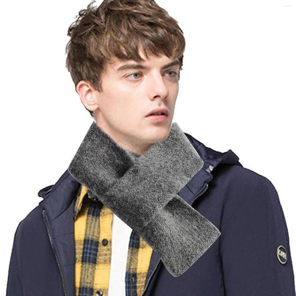 Pañuelos para hombre, bufanda cálida de invierno, bufandas para hombre, cuello para chaquetas, ropa informal, sudadera, regalo agradable para la piel