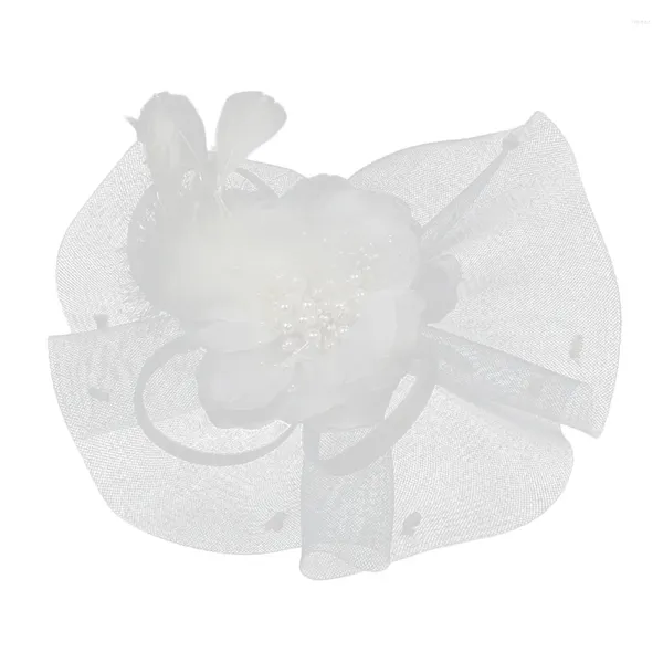 Bandanas Mesh Accessoires pour cheveux Fascinator Head Hoop Floral Femmes Bal Épingle à cheveux Mariée Tiara Bandeau Femme