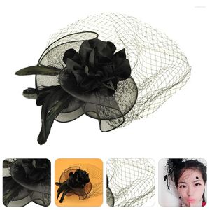 Bandanas Mesh Hair Accessories Party Fascinator Hairpin Veil Clip avec chapeaux Charming Prom