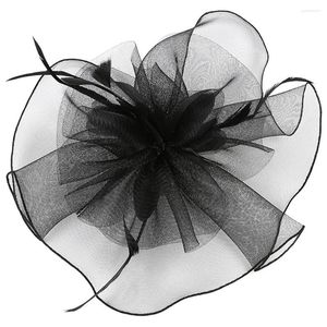 Bandanas Mesh Coiffe Chapeaux de mariage Femmes Fascinator Bandeau Cheveux Tea Party 1920 Headpiece Femme