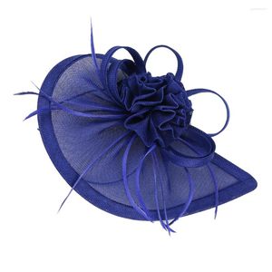 Bandana Mesh Hoge Hoed Tops Hoeden Hoofddeksels Bruiloft Hoofdband Vrouwen Sluier Fascinators Tea Party Witte Meisjes