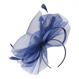 Bandanas Mesh Veil Bandband Headpiece Tea Party Fascinator Wedding Elegant for