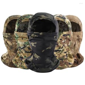 Bandanas Military Outdoor Tactical Camouflage Balaclava Full Face Mask Wargame Scarf Multicam Sports Hiking Bandana Neck Gaiter