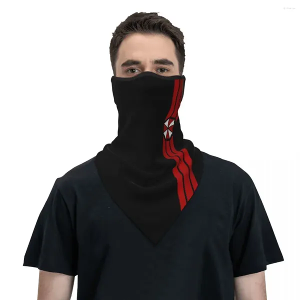 Bandanas película juego paraguas corporaciones Cosplay Bandana cuello calentador mujeres hombres invierno esquí bufanda para senderismo polaina máscara cubierta