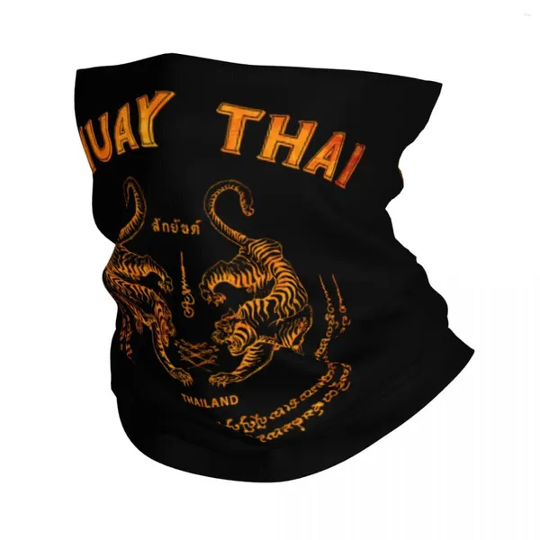 Bandanas Muay Thai Tiger Bandana hiver cache-cou coupe-vent enveloppement visage écharpe Sak Yant tatouage Kickboxing Thaïlande guêtre bandeau