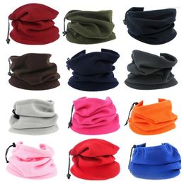 Bandanas Multifonction Hiver Chaud Cyclisme Coiffures Bavoir Polaire Tube De Cou Chauffe-Oreille Pêche Patinage Course Sport Écharpe Pour Camping