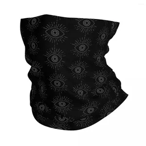 Bandanas Mystic Eyes Neck Gaiter Hommes Femmes Coupe-Vent Hiver Optométriste Bandana Écharpe Pour La Randonnée