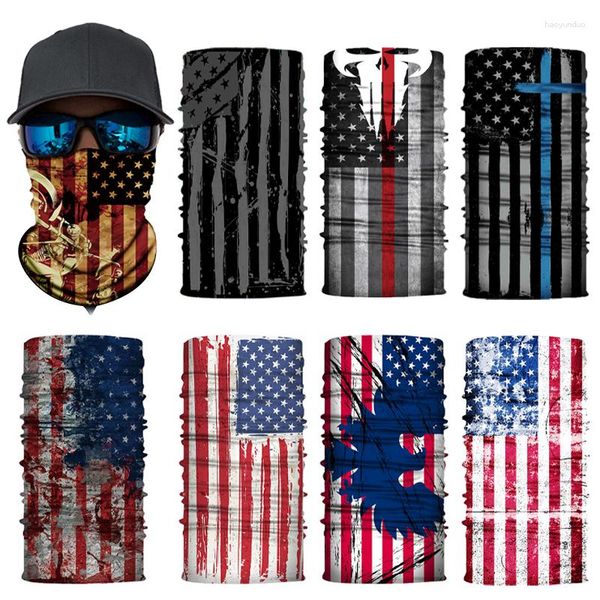 Bandanas Flag National Magic Buff Men en bicicleta en bicicleta sin costura Balaclava Cabeza de la cabeza Tubo Tubo Campo de peluquería Bandana