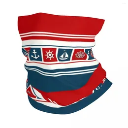 Bandanas Symboles nautiques Bandana Winter Cou plus chauffant Femmes Vente à vent Écharpe Face pour la randon