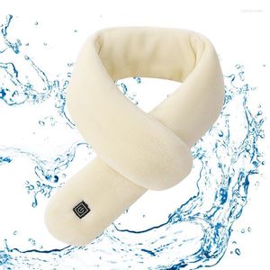 Bandanas Almohadilla térmica para el cuello Bufanda calentada Bufandas suaves y cálidas Brazalete calentador eléctrico con 3 niveles inalámbricos