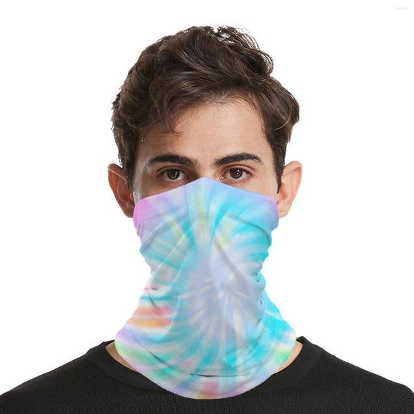 Bandanas Ombre Tie Dye Bandana Coloré Hippy Imprimer Coupe-Vent De Pêche Foulard Hip Hop Mode Masque