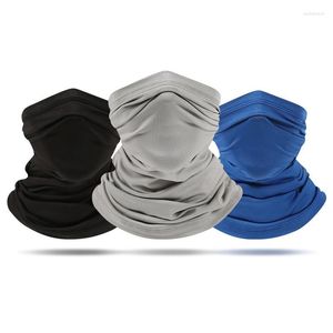 Bandanas Tube magique en plein air Bandana couleur unie cyclisme randonnée foulards bandeau hommes femmes chapeaux cache-cou guêtre pêche cagoule