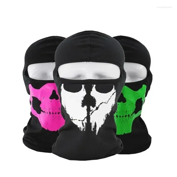 Bandanas extérieur crâne imprimé foulard halloween sportif mene femme turban écharpe vélo