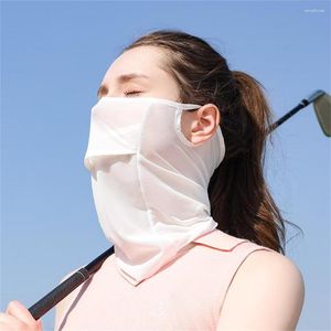 Bandana's Outdoor Zonnebrandcrème Masker Vissen Paardrijden Lichtgewicht Ademend Uv Zonbeschermer Zonnescherm Zijde Gezicht Koud Gevoel Oorsjaal