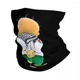 Bandana Palestina Handala Winter Hoofdband Halswarmer Mannen Vrouwen Wandelen Fietsen Tube Sjaal Cartoon Palestijnse Trots Gezicht Bandana Gaiter