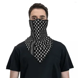 Bandana's Palestijnse Traditionele Hatta Kufiya Winter Halsmasker Warmer Running Tube Sjaal Palestina Arabisch Keffiyeh Gezicht Bandana Gaiter