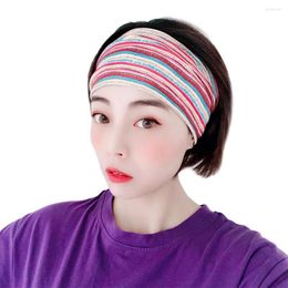 Bandanas Impression personnalisée Yoga Sports Modèles larges Bande de cheveux Lavage du visage avec bandeau Dames Coiffe