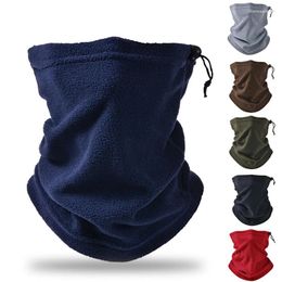 Bandanas Polar Fleece Neck Scarf hiver épais coiffes à cyclistes Bandana Pêche à la pêche au masque facial de sport pour la randonnée en camping