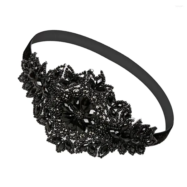 Bandanas bal diadème strass front bandeau cheveux décoration accessoire clapet fascinateur vêtements femmes femme