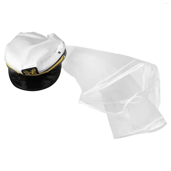 Bandanas accessoires chapeau de mariage voile capitaine de mariée enterrement de vie de jeune fille accessoires de cheveux de mariée accessoires voiles en tissu brodé