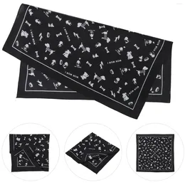 Bandanas chiot os masque cycliste bandana pour hommes femmes noires coton bandannas tête bandeau homme