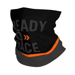 Bandanas prêts à courir le logo bandana cou gaiter face écharpe couverture de couverture de moto de moto