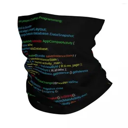 Bandana's Real Life Codering Programmering Bandana Halsbeenkap UV Bescherming Gezichtssjaal Cover Hacker Programmeur Code Hoofddeksels Buis Bivakmuts