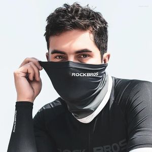 Bandanas ROCKBROS Venta al por mayor Máscara de ciclismo Protección solar UV Cara completa Pasamontañas Transpirable Senderismo Al aire libre A prueba de viento Bufanda de motocicleta