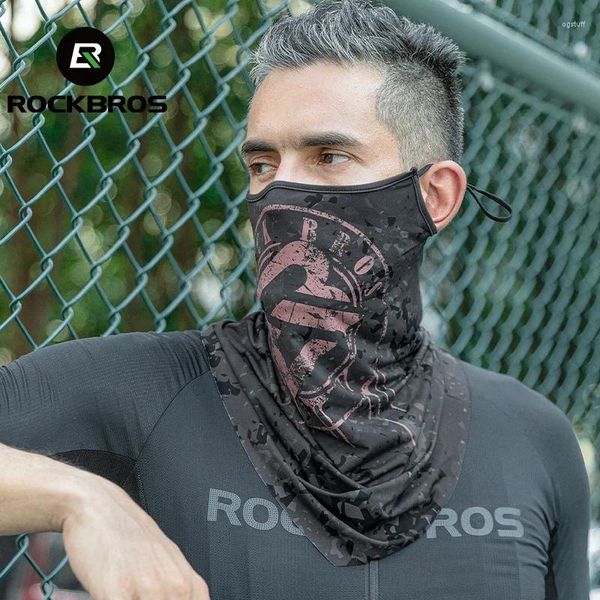 Bandanas ROCKBROS gros masque facial Protection solaire pêche randonnée formation écharpe Bandana respirant Moto